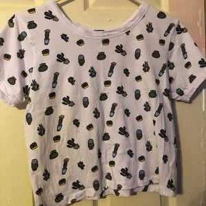 Cute cacti crop top!